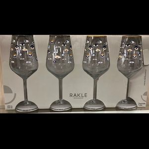 Evil eye wine glasses NEW